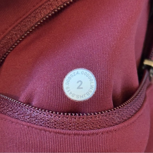 Lululemon Speed Up Leggings Burgundy 28” Inseam Women’s Size 2 - Picture 10 of 10